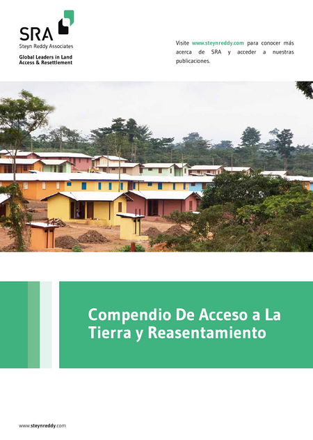 big-SRA - Compendium sur l'accès à la terre et la réinstallation - Couverture espagnole-01